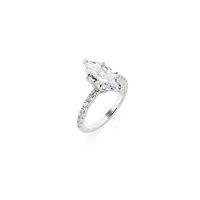 Anneau Amen Femme Diamonds in Argent RNUDIBBZ-14